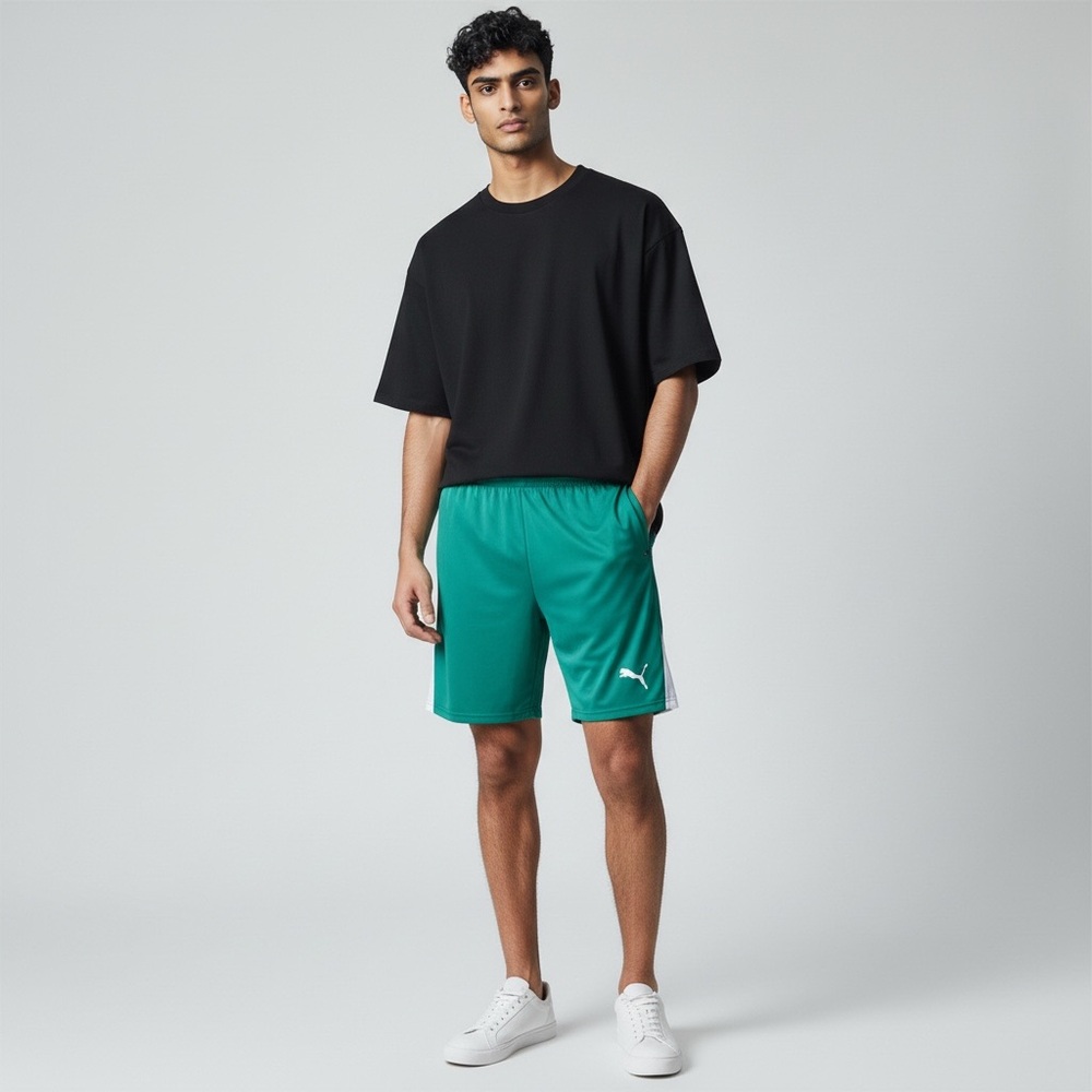 NWT M PUMA Team LIGA Men’s Soccer Shorts Lightweight Athletic Performance 704924